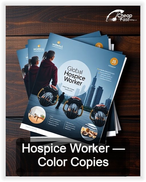 Hospice Worker business card design sample