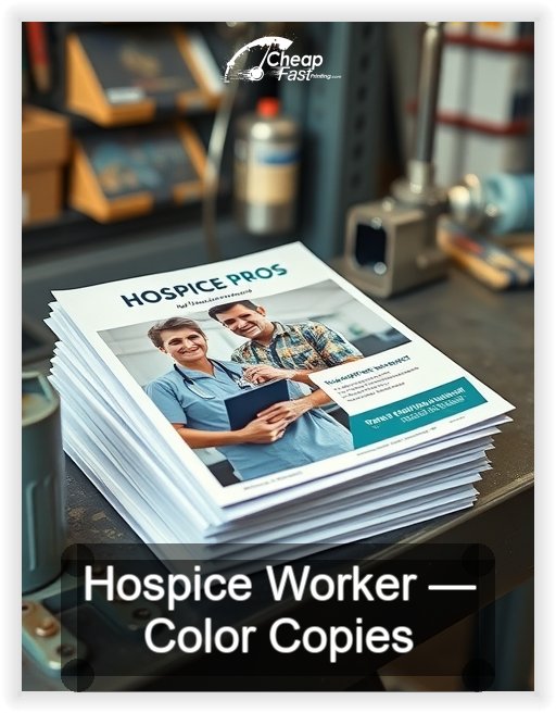 Hospice Worker business card design sample