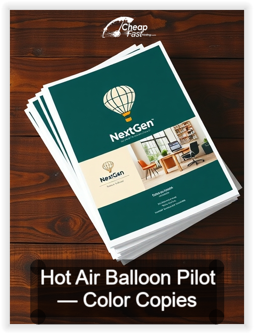 Hot Air Balloon Pilot business card design sample