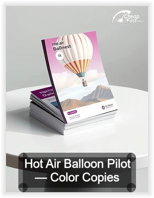 Hot Air Balloon Pilot business card design sample