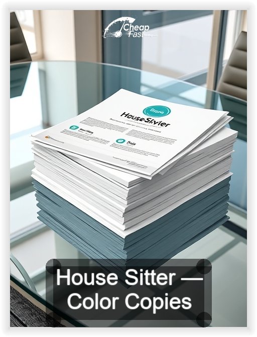 House Sitter business card design sample