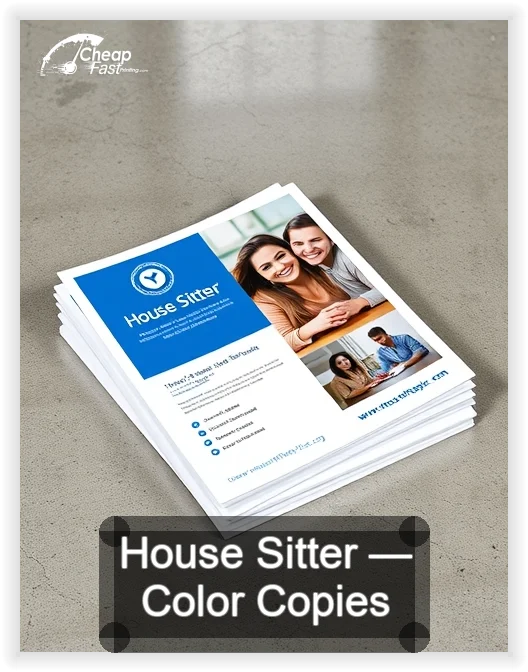 House Sitter business card design sample