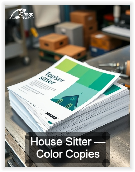 House Sitter business card design sample