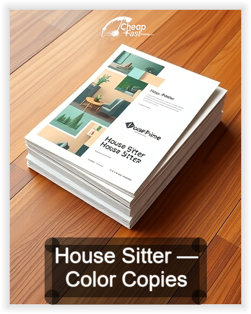 House Sitter business card design sample