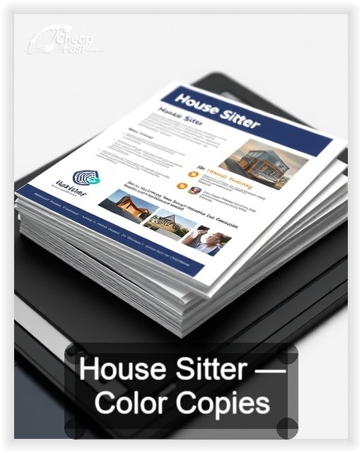 House Sitter business card design sample