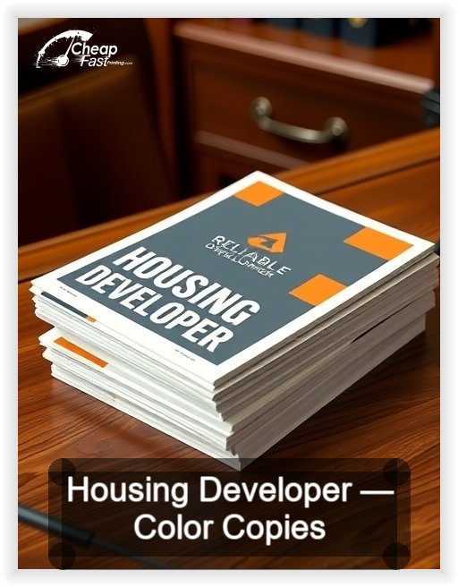 Housing Developer business card design sample