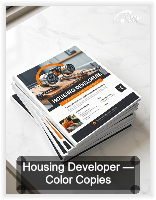Housing Developer business card design sample