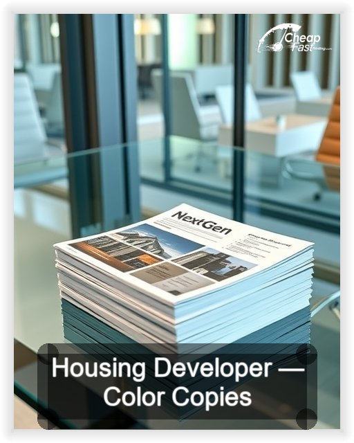 Housing Developer business card design sample