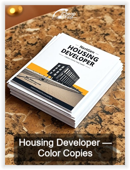 Housing Developer business card design sample