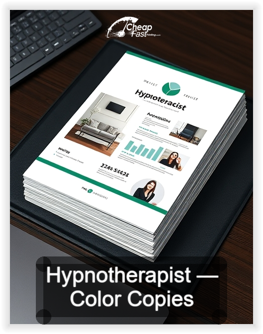 Hypnotherapist business card design sample