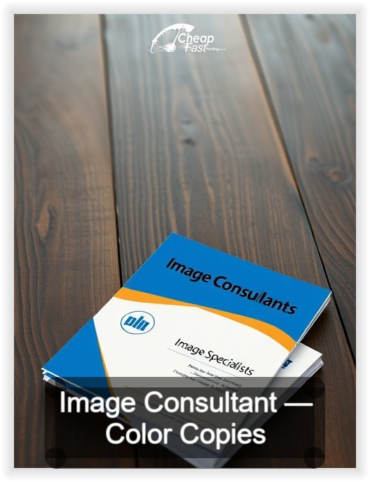 Image Consultant business card design sample