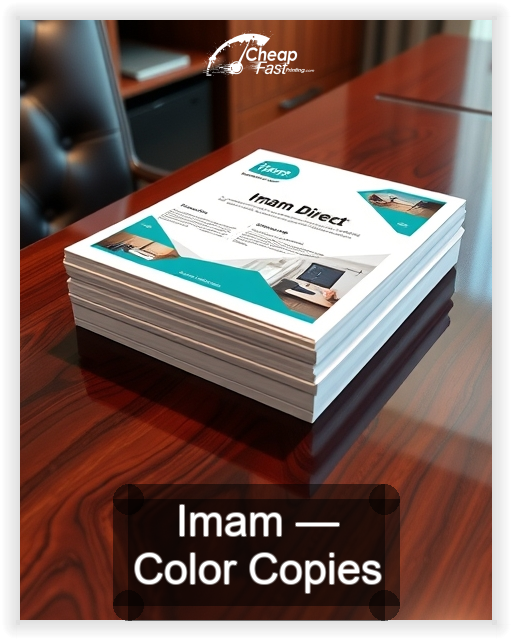 Imam business card design sample