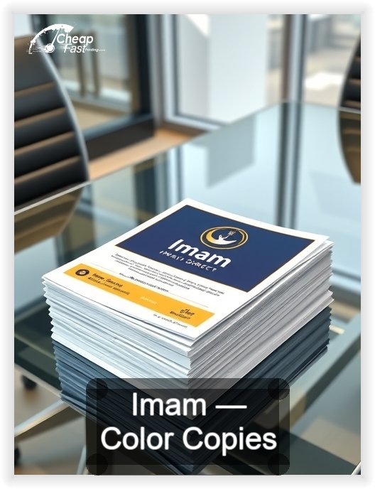 Imam business card design sample