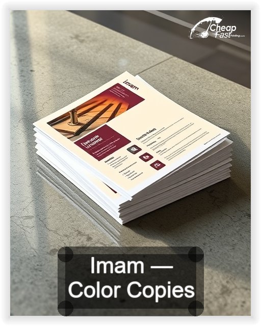 Imam business card design sample