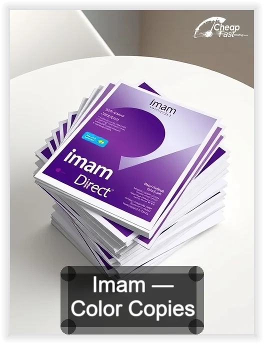 Imam business card design sample