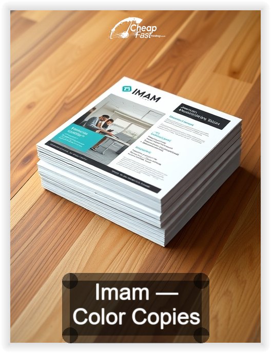 Imam business card design sample