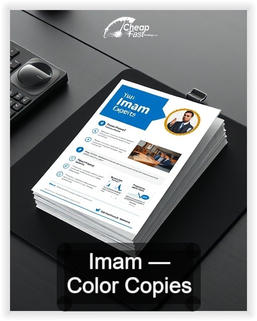 Imam business card design sample