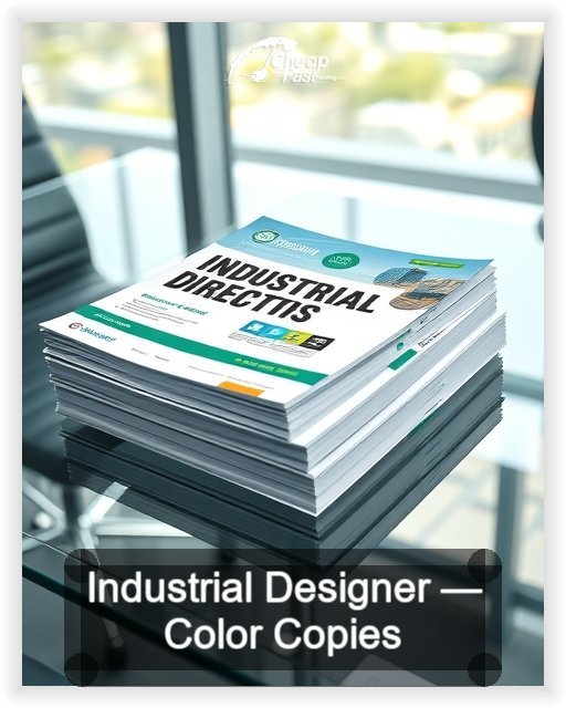 Industrial Designer business card design sample