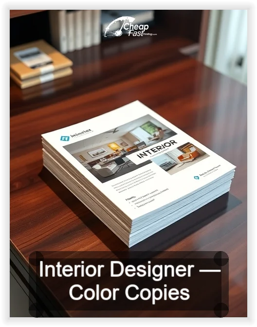 Interior Designer business card design sample