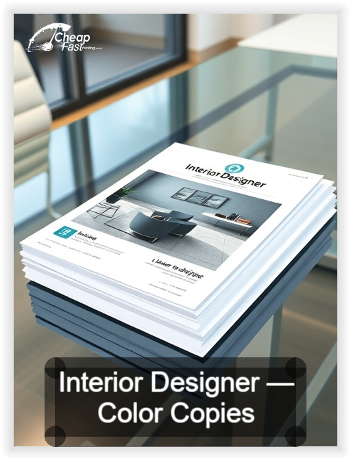 Interior Designer business card design sample