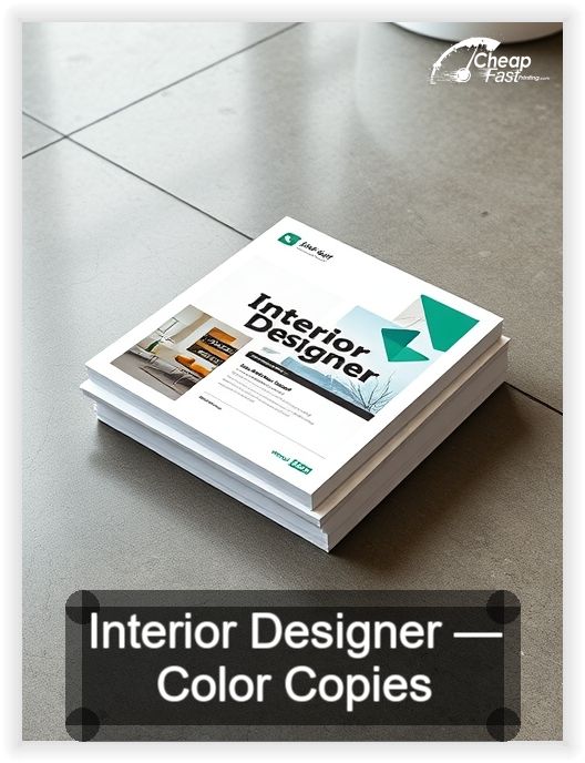 Interior Designer business card design sample