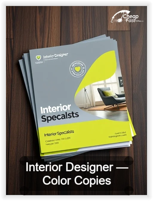 Interior Designer business card design sample