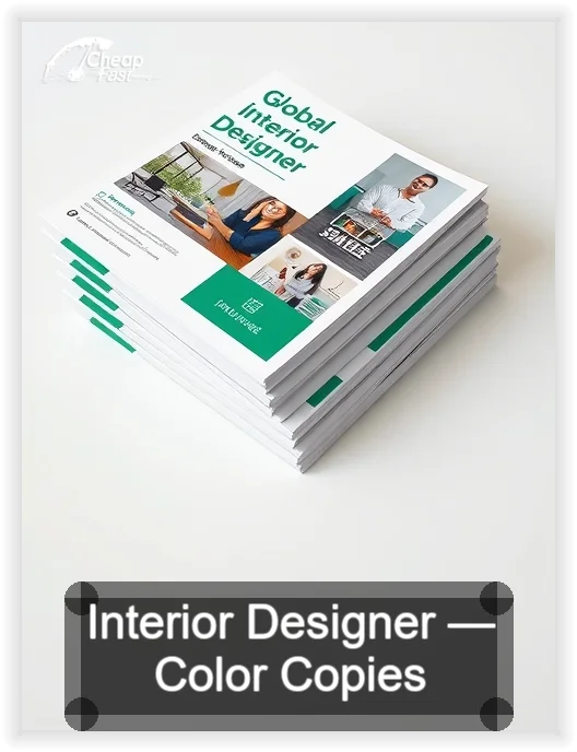 Interior Designer business card design sample