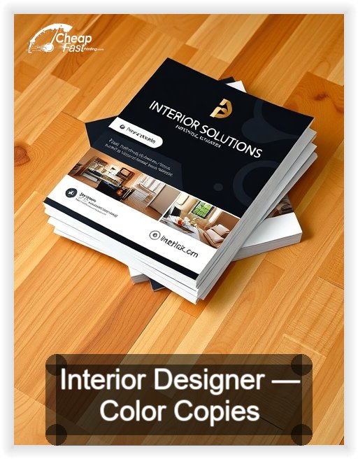 Interior Designer business card design sample