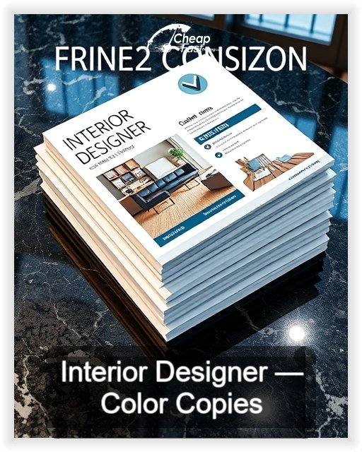 Interior Designer business card design sample