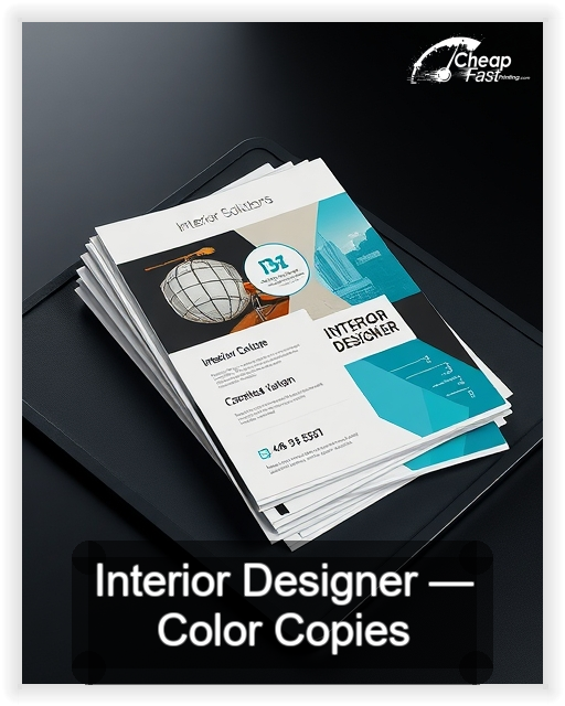 Interior Designer business card design sample