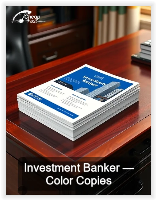 Investment Banker business card design sample