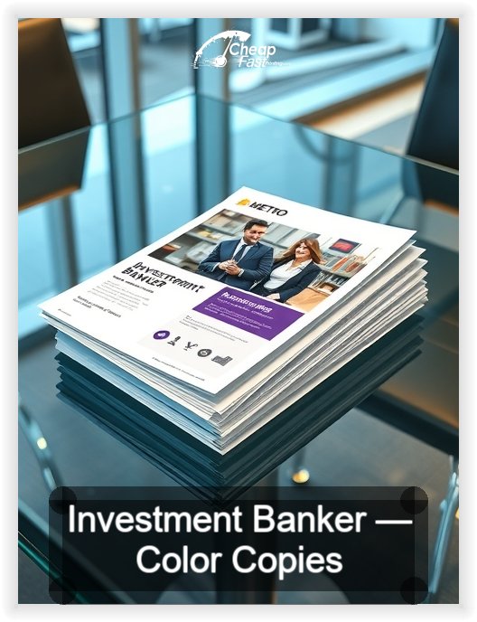 Investment Banker business card design sample