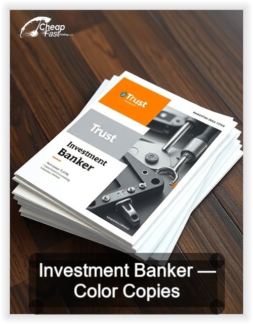 Investment Banker business card design sample