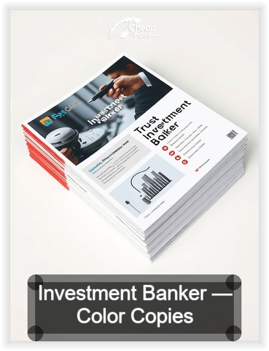 Investment Banker business card design sample