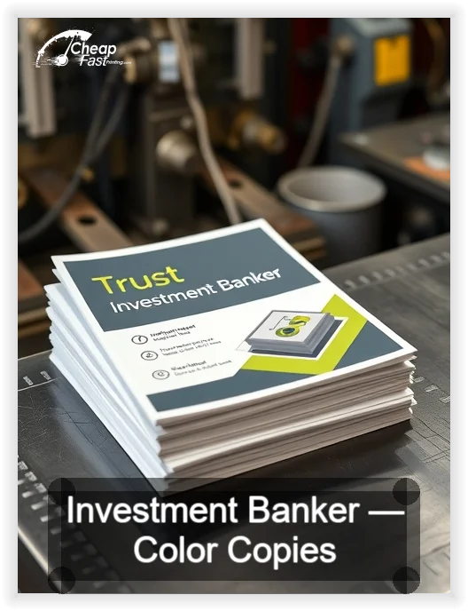 Investment Banker business card design sample