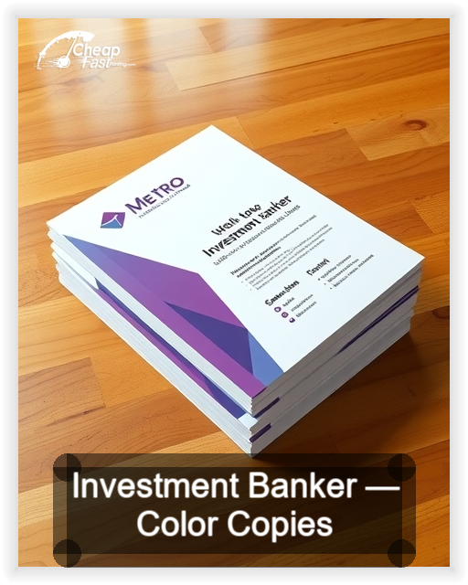 Investment Banker business card design sample