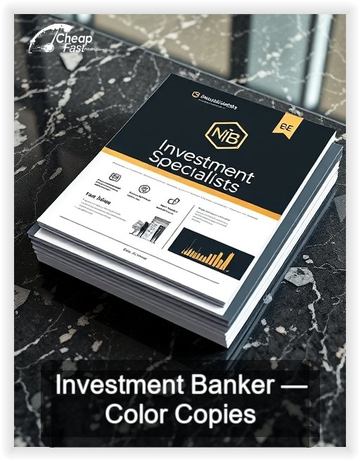 Investment Banker business card design sample