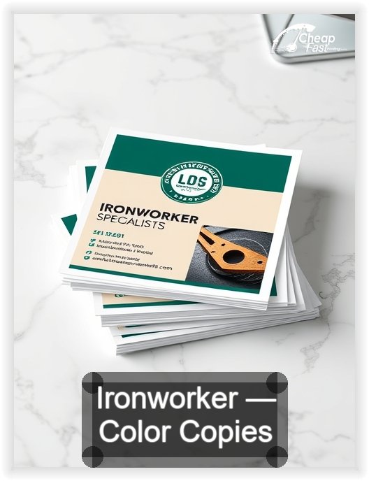 Ironworker business card design sample