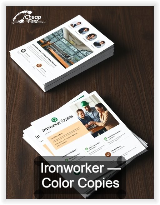 Ironworker business card design sample