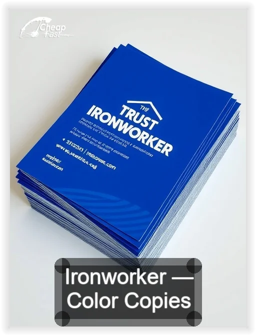Ironworker business card design sample