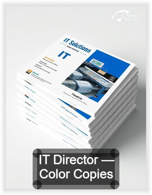It Director business card design sample