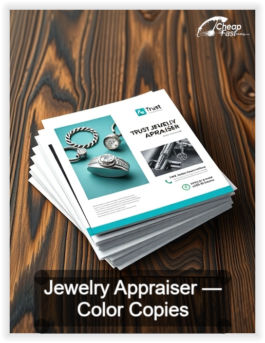 Jewelry Appraiser business card design sample