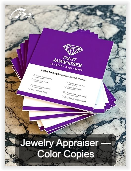 Jewelry Appraiser business card design sample