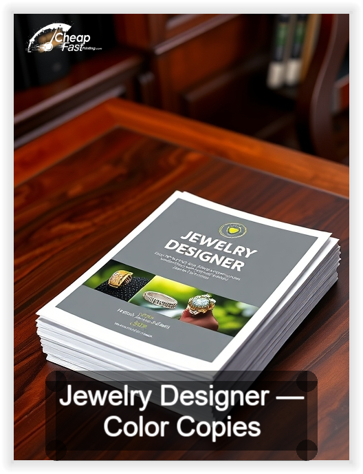 Jewelry Designer business card design sample