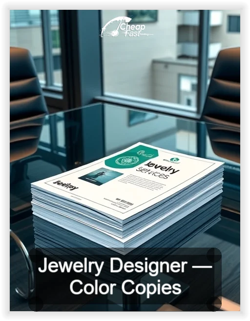 Jewelry Designer business card design sample