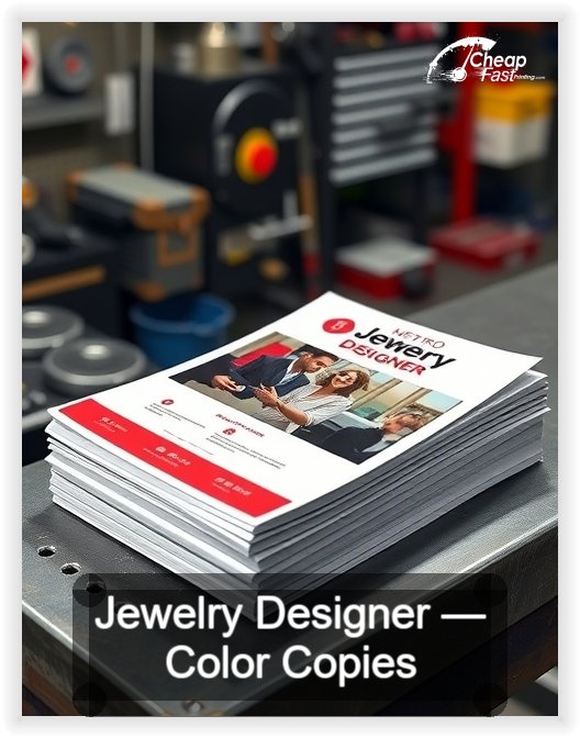 Jewelry Designer business card design sample