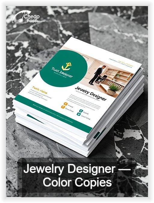 Jewelry Designer business card design sample