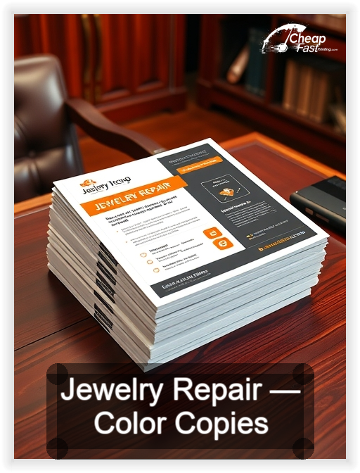 Jewelry Repair business card design sample