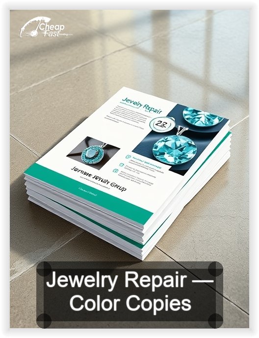 Jewelry Repair business card design sample