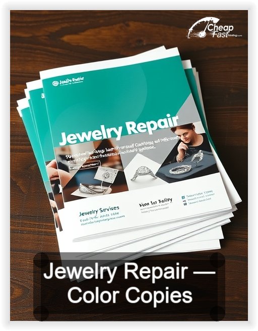 Jewelry Repair business card design sample